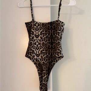 Leopard Print Bodysuit